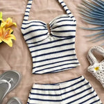 Jade Relaxed Open-Back Knit Shorts Set – product detail view 4