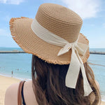 Lola Versatile Bow-Detail Straw Sun Hat – product detail view 8