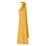 Nora Elegant Open-Back Satin Maxi Dress – product detail view 5
