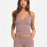 Poppy Contemporary Foldable Two-Piece Trouser Set – product detail view 2