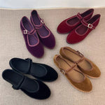 Paloma Classic Velvet Ballet Flats – primary product view