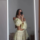 Isla Ruffled Beach Cover-Up Separates