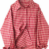 Rowan Vintage Red Plaid Overshirt
