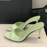 Cleo Elegant Patent Everyday Mules – alternate product view