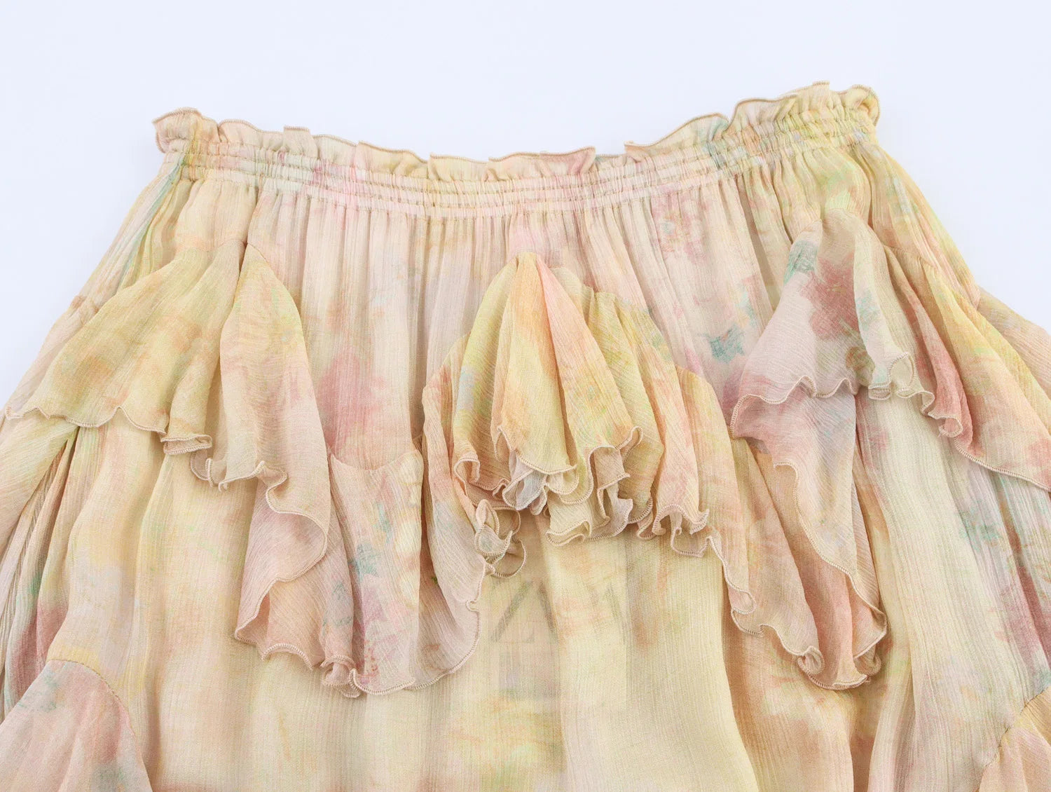 Tiered Ombre Print Maxi Skirt – product detail view 2