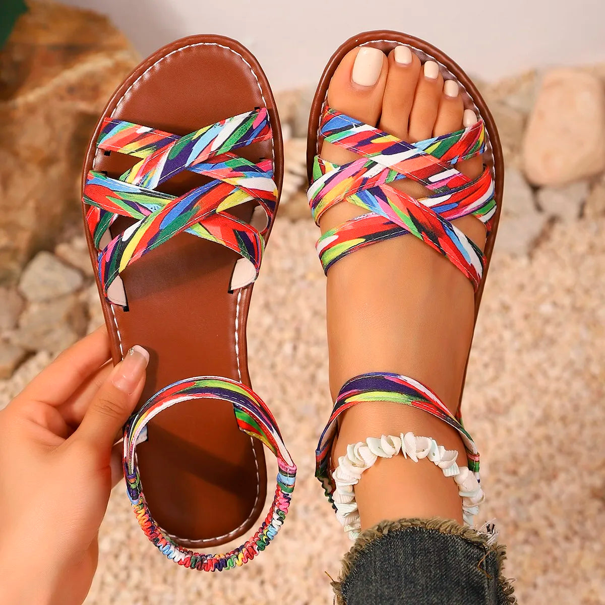 Rhea Classic Flat Everyday Sandals – product detail view 7