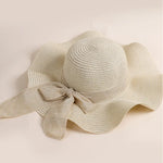 Maeve Versatile Bow-Detail Straw Sun Hat – product detail view 6