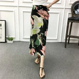 Marisol Floral Tie-Side Maxi Skirt