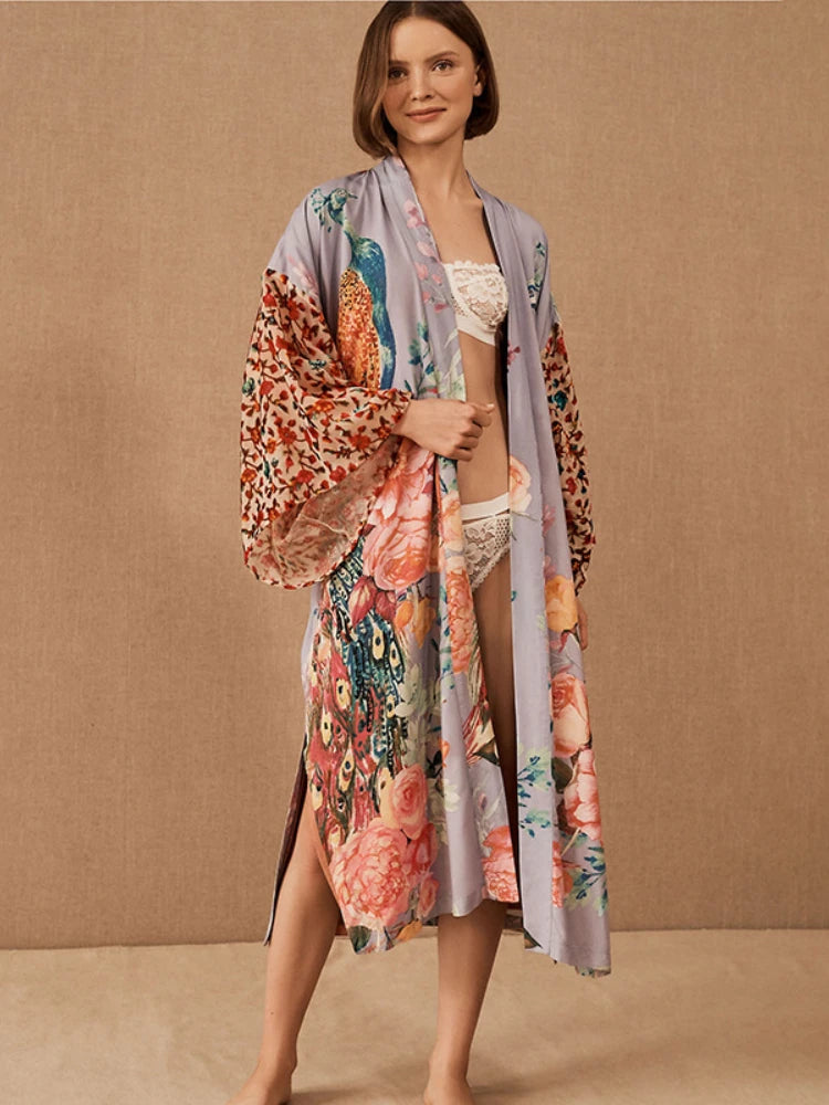 Hallie Lightweight Summer Beach Kimono – alternate product view