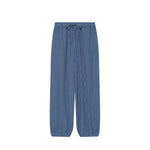 Checked Lantern Trousers with Drawstring Waist – product detail view 8