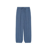 Checked Lantern Trousers with Drawstring Waist – product detail view 8