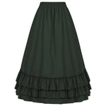 Tiered Ruffle Maxi Skirt with High Waist – product detail view 3