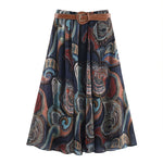Printed Maxi Skirt with High Waist – product detail view 9