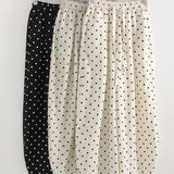 White Linen Wide Leg Pants