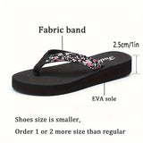 Greta Comfortable Floral Everyday Flip-Flops – product detail view 3