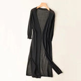 Soleil Longline Lightweight Knit Cardigan