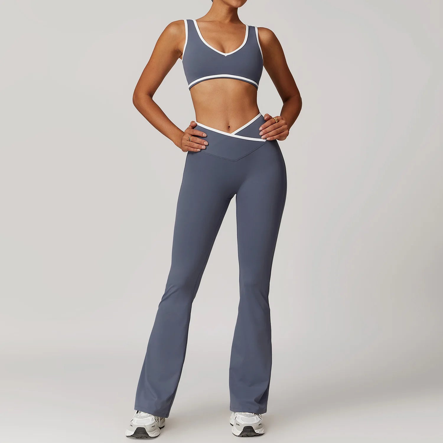 Two Piece Activewear Set with Sports Bra and Leggings – product detail view 3