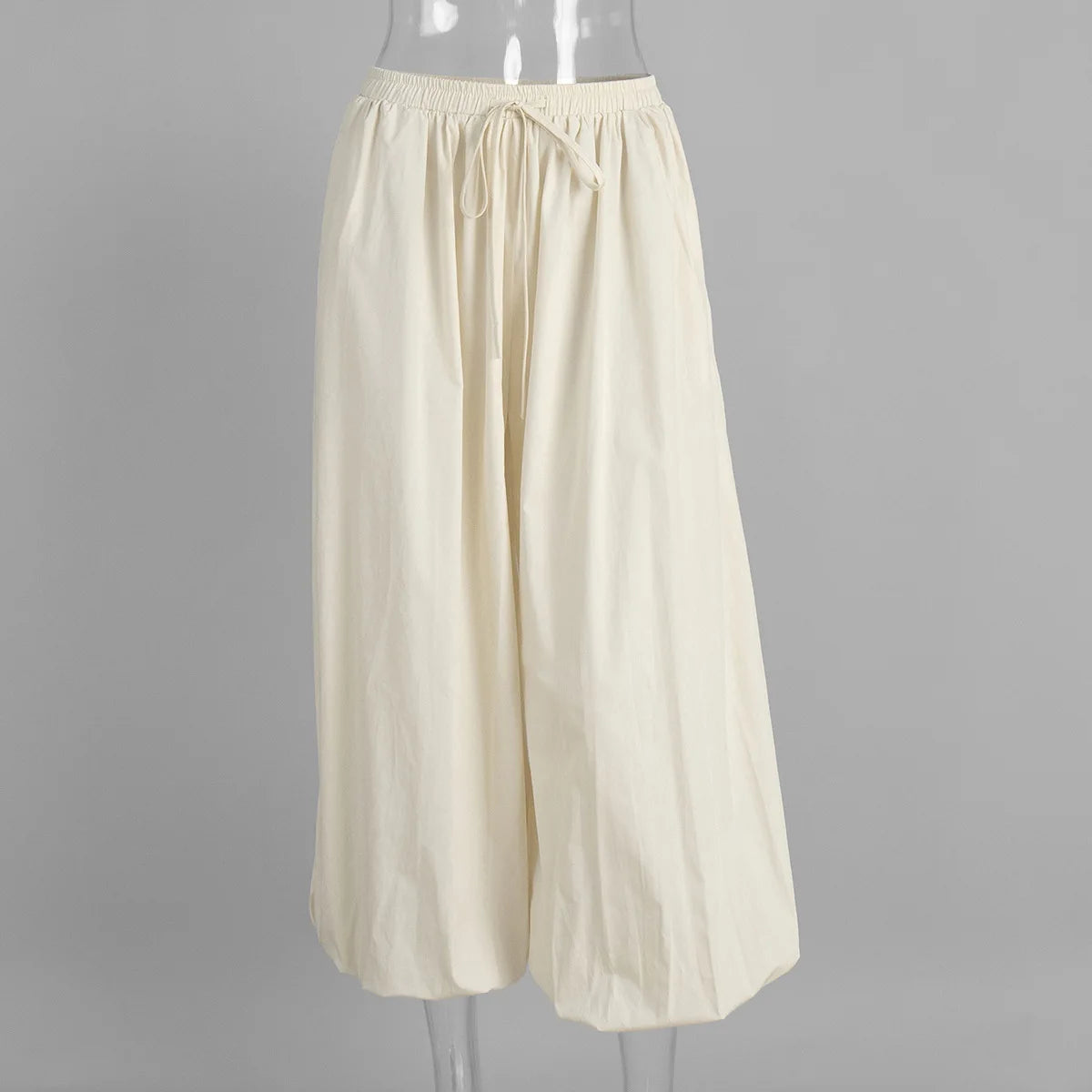 Cotton Bloomer Trousers with High Waist – product detail view 14