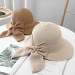 Kira Versatile Bow-Detail Straw Sun Hat – alternate product view