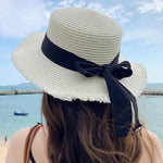 Lola Versatile Bow-Detail Straw Sun Hat – product detail view 5
