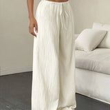 Pleated Wide Leg Trousers with High Waist – product detail view 4