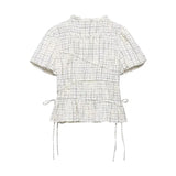 Kit Contemporary Checked Embroidered Skirt Set – product detail view 1