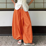 Cotton Bloomer Trousers with High Waist – product detail view 8