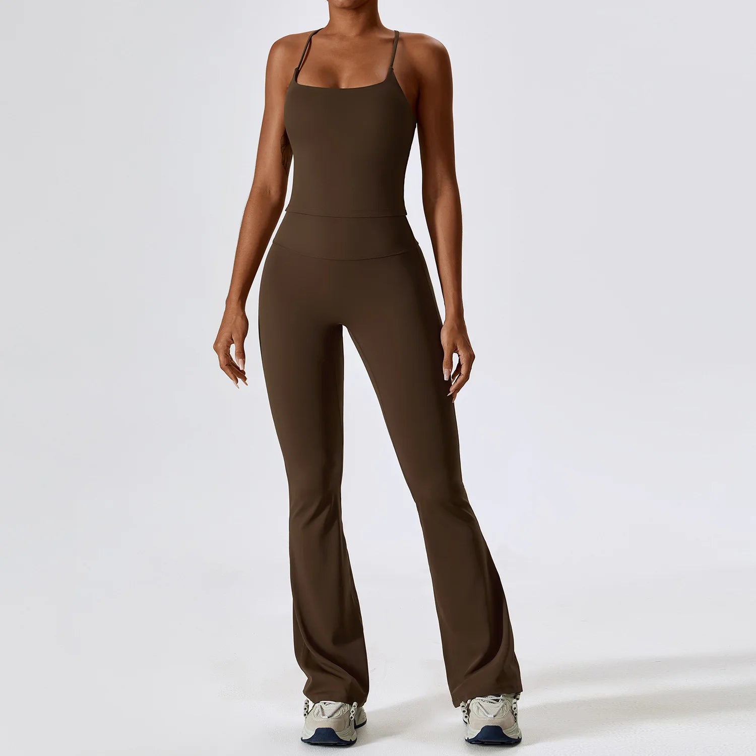 Seamless Two Piece Activewear Set with Long Sleeve Top – product detail view 3