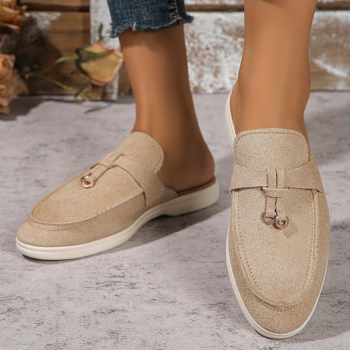 Noa Classic Slip-On Flat Loafers – product detail view 5