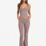 Poppy Contemporary Foldable Two-Piece Trouser Set – primary product view