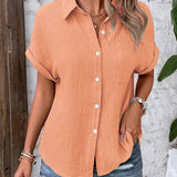 Cove Short-Sleeve Cotton Button-Up Shirt