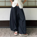Cotton Bloomer Trousers with High Waist – product detail view 6