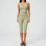 Two Piece Activewear Set with Capri Leggings – product detail view 12