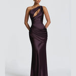 Mabel Elegant Pleated Halter Maxi Dress – product detail view 17