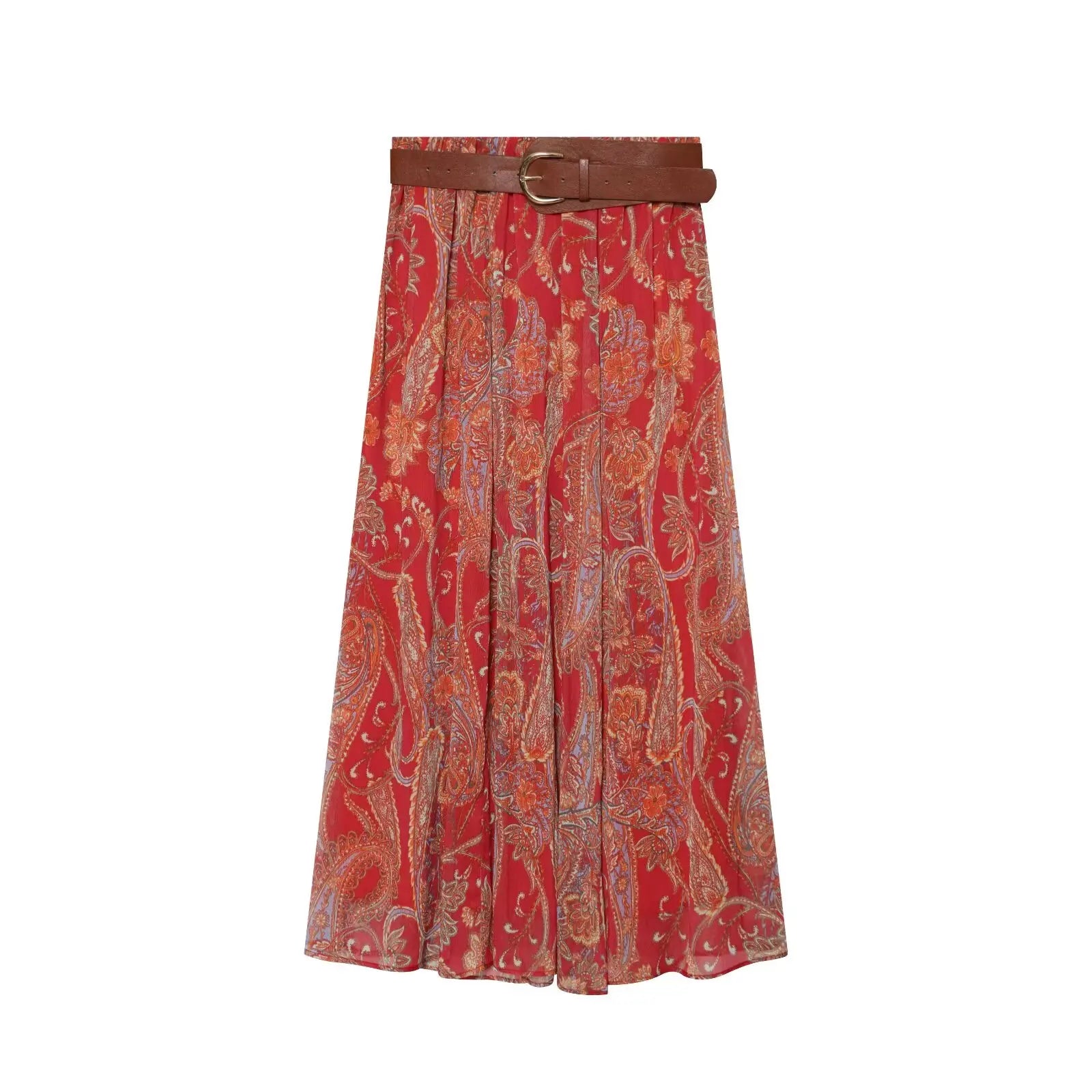 Printed Maxi Skirt with High Waist – product detail view 8