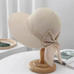 Kira Versatile Bow-Detail Straw Sun Hat – product detail view 3