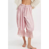 Floral Lace Lantern Trousers with Drawstring Waist – product detail view 6