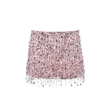 pink skirt