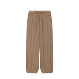 Checked Lantern Trousers with Drawstring Waist – product detail view 9