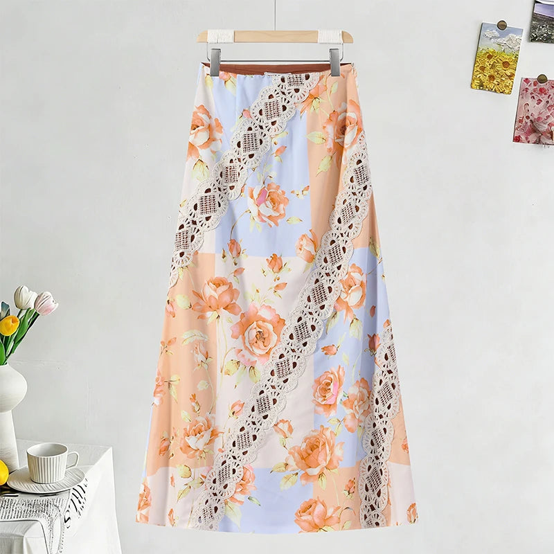 Harper Contemporary Floral Ruffle Skirt Set – product detail view 11