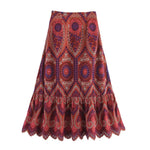 Iris Contemporary Pleated Ruffle Skirt Set – product detail view 3