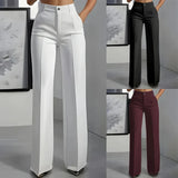 Tailored Straight-Cut Pants