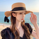 Lola Versatile Bow-Detail Straw Sun Hat – alternate product view