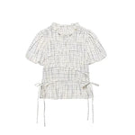 Kit Contemporary Checked Embroidered Skirt Set – alternate product view
