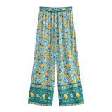 Nina Lightweight Floral Wide-Leg Beach Trouser Set – product detail view 2