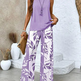 Rue Relaxed Sleeveless Two-Piece Trouser Set – alternate product view