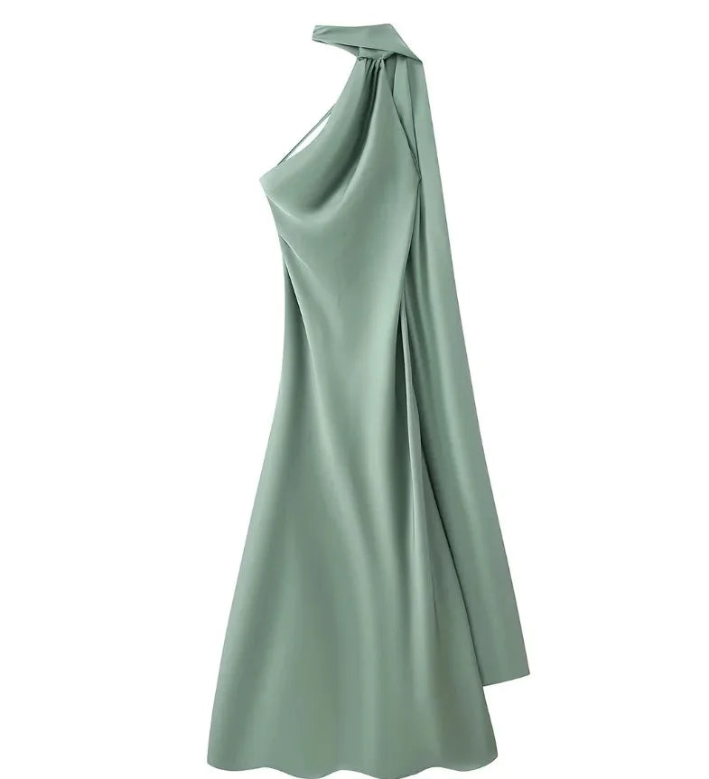 Nora Elegant Open-Back Satin Maxi Dress – product detail view 12