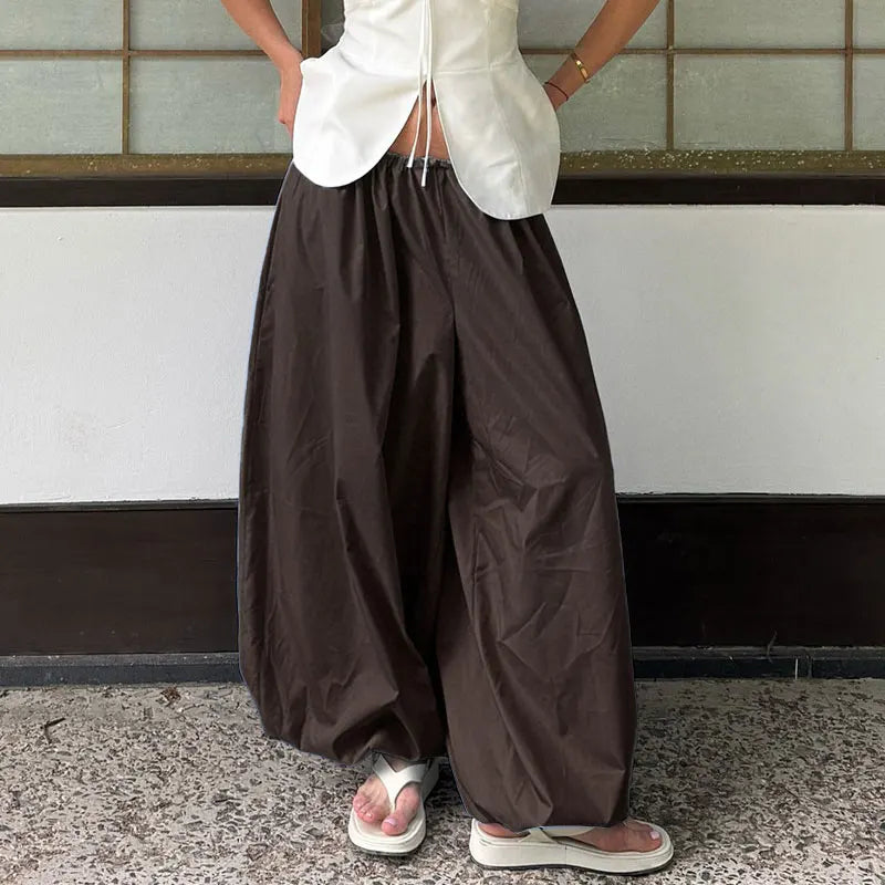 Cotton Bloomer Trousers with High Waist – product detail view 13