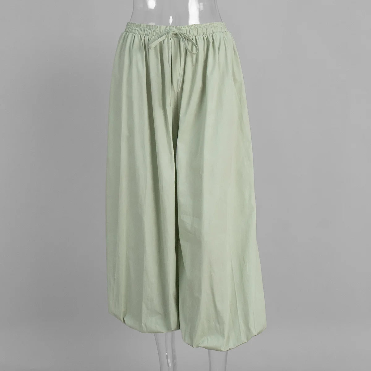 Cotton Bloomer Trousers with High Waist – product detail view 7