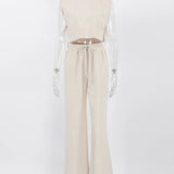 Solène Relaxed Linen Pant Set